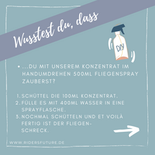 Laden Sie das Bild in den Galerie-Viewer, Fliegen-/Zeckenspray Konzentrat Koko (Pferd und Hund)