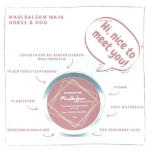 Laden Sie das Bild in den Galerie-Viewer, Maulbalsam Maja (Pferd und Hund)