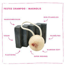 Laden Sie das Bild in den Galerie-Viewer, Festes Shampoo - Magnolie