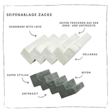 Laden Sie das Bild in den Galerie-Viewer, Seifenablage - Zacke