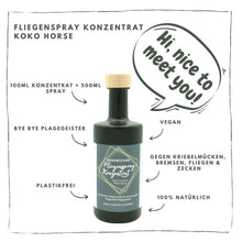 Laden Sie das Bild in den Galerie-Viewer, Fliegen-/Zeckenspray Konzentrat Koko (Pferd und Hund)