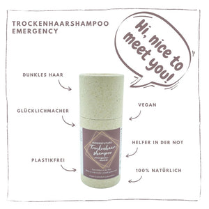 Trockenhaarshampoo - Emergency (für dunkles Haar)