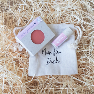 Set Beutelchen - Duschseife Flower & Lippenbalsam Wildberry