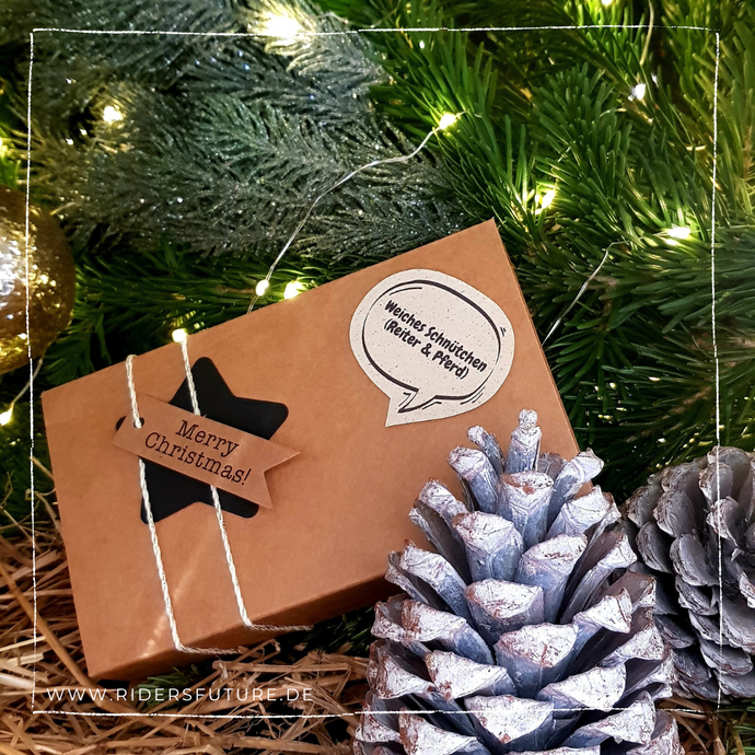 Geschenkset weiches Schnütchen (Reiter und Pferd) - Xmas Edition