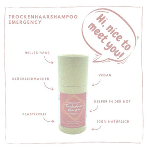 Trockenhaarshampoo - Emergency (für helles Haar)