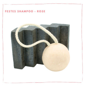 Festes Shampoo - Rose