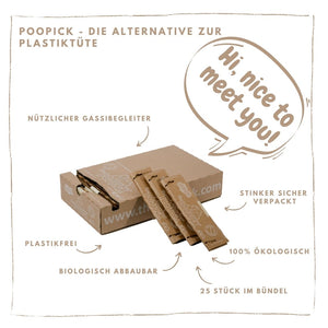 Umweltfreundliche Hundehäufchen "Beutel" - PooPick